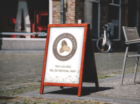 Sandwich Board Design Coffee Shop Sandwich Board A-Frame Signage Design